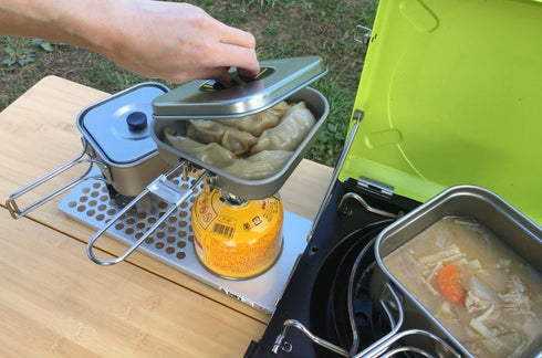 Uniflame Yama Cooker Kakugata 3 方角鍋3件組